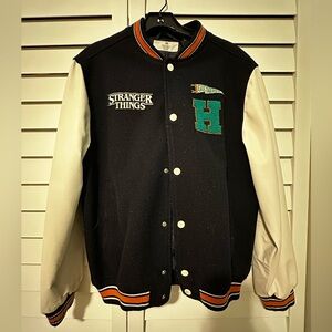 Stranger Things Kids Varsity Jacket